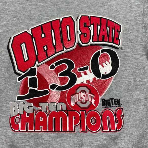 Boy’s/Kid’s VTG 2002 NCAA Ohio State Buckeyes Crewneck Sweatshirt Size Medium - Picture 2 of 4